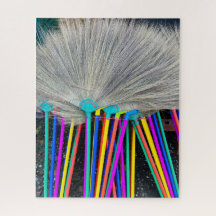 Colourful Brooms