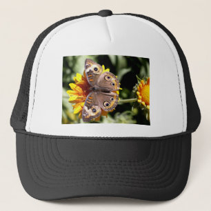 Colourful Brown Butterfly with Multiple Eyes Trucker Hat