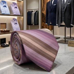 Colourful Brown Purple Checkers Colours Of The Yea Tie