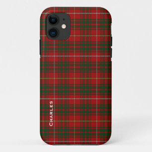 Colourful Bruce Clan Tartan Plaid Custom iPhone 11 Case