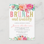 Colourful Brunch & Bubbly bridal shower invitation<br><div class="desc">Such a bright and colourful way to invite guests to the bride-to-be's celebration</div>