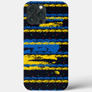 Colourful Brush Paint Dots iPhone 13 Pro Max Case