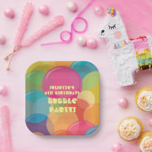 Colourful Bubble Birthday Party