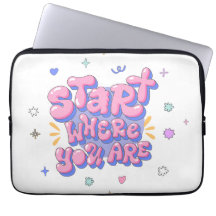 Colourful Bubble Letter Quote