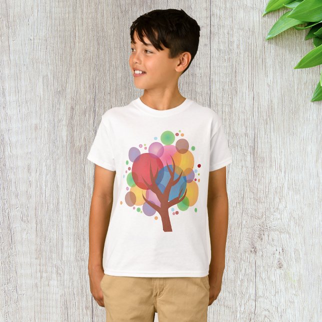 Colourful Bubble Tree T-Shirt (Creator Uploaded)