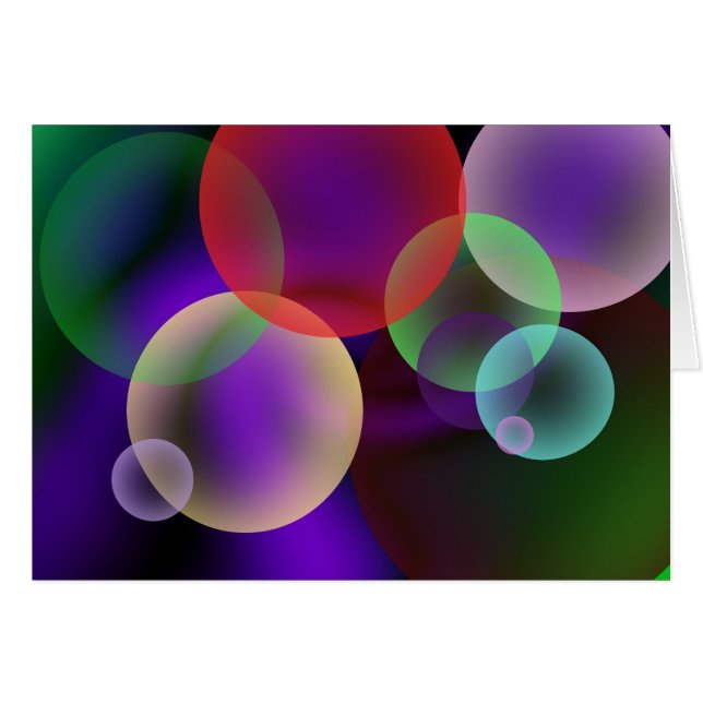 Colourful Bubbles (landscape) (Front Horizontal)