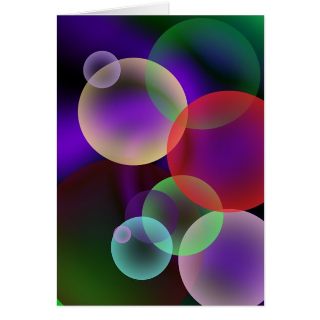 Colourful Bubbles  (portrait) (Front)