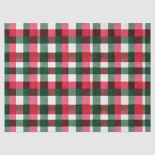Colourful Buffalo Plaid Christmas Tissue Paper