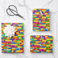 Colourful Building Block Pattern