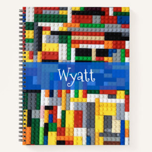 Colourful Building Blocks Back to School Notebook