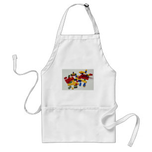 Colourful building blocks for kids standard apron