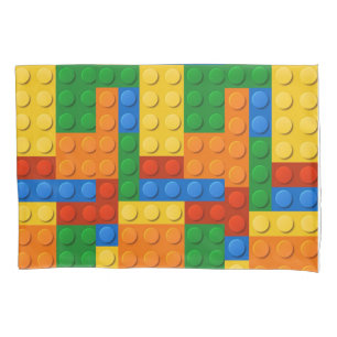 Colourful Building Blocks Pillowcase