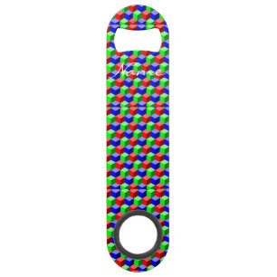 Colourful Building Blocks Thunder_Cove 3-D Bar Key