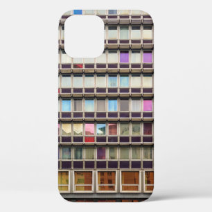 Colourful building iPhone 12 case