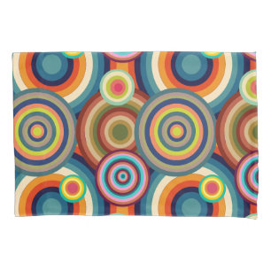 Colourful Bullseyes  Pillowcase