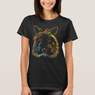 Colourful Bunny Lionhead Rabbit T-Shirt