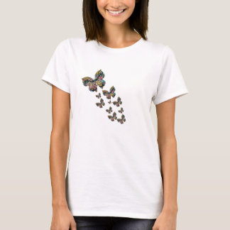 Colourful Butterflies | Artistic Boho Flying TShir T-Shirt