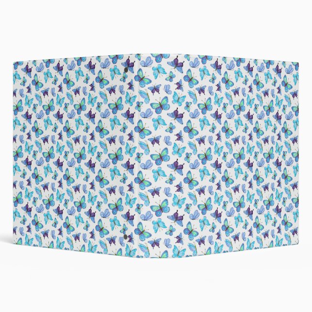 Colourful Butterflies Binder (Background)