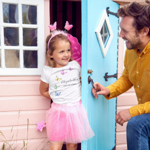Colourful Butterflies Birthday T-Shirt