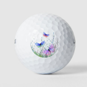 Colourful Butterflies Golf Balls