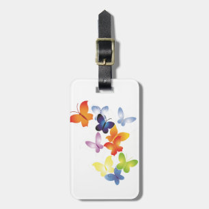 Colourful ButterFlies Luggage Tag