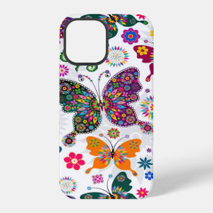 Colourful Butterflies Pattern iPhone 12 Pro Case