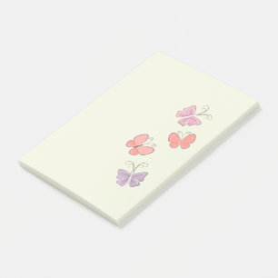 Colourful Butterflies Post-it Notes