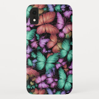 Colourful Butterflies Print iPhone XR Case