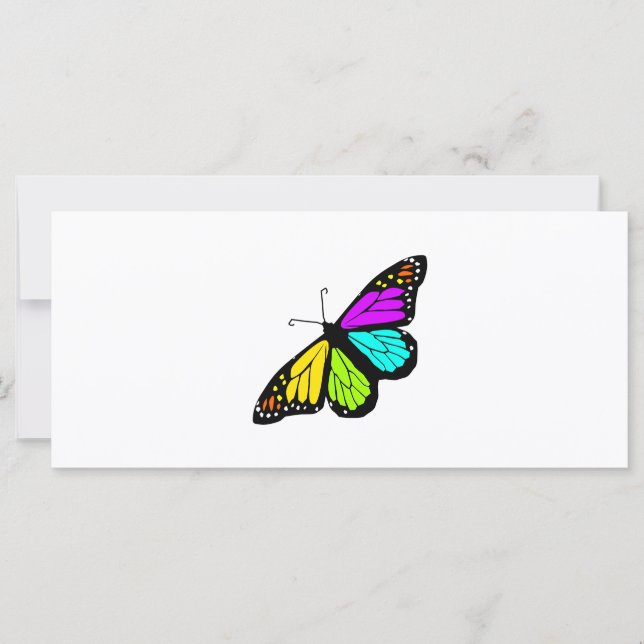 Colourful butterfly clipart (Front)
