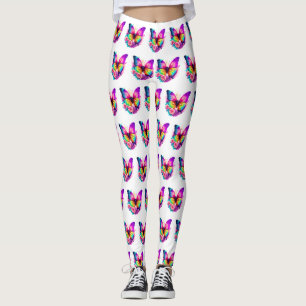 Colourful Butterfly design Leggings