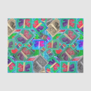 Colourful Butterfly Double Challenge   Tissue Pape Paper