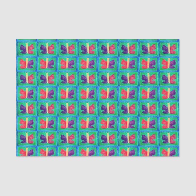  Colourful Butterfly | Filters | Basic | Tissue Paper (Front)