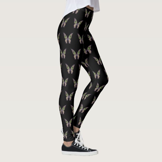 Colourful Butterfly Leggings (Right)