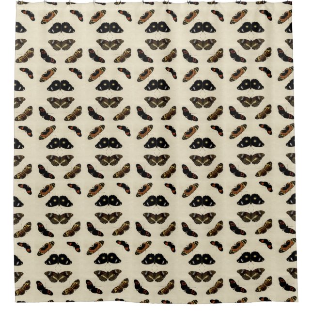 Colourful Butterfly Medley on Cream Background (Front)