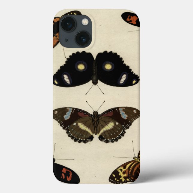 Colourful Butterfly Medley on Cream Background Case-Mate iPhone Case (Back)