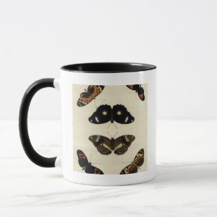 Colourful Butterfly Medley on Cream Background Mug