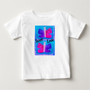 Colourful Butterfly   Miami Filter   Basic   Baby T-Shirt
