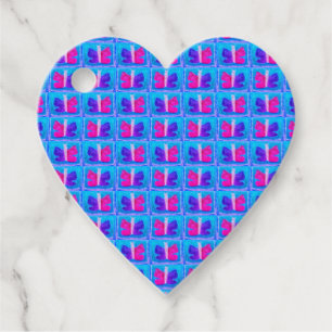 Colourful Butterfly Miami Filter Basic Favour Tags