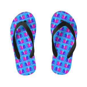 Colourful Butterfly   Miami Filter   Basic   Kid's Flip Flops