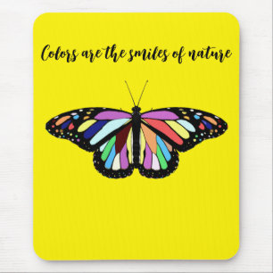 Colourful Butterfly  Mouse Pad