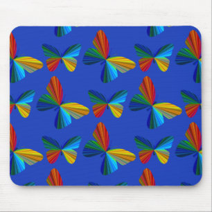Colourful Butterfly Mouse Pad