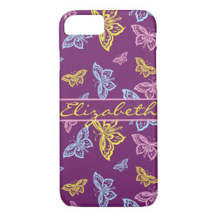 Colourful Butterfly Personalize Pattern iPhone 8/7 Case