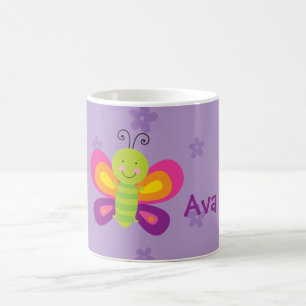 Colourful Butterfly Personalized Mug