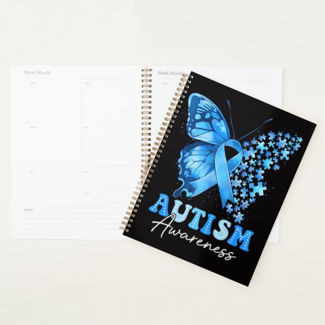 Colourful Butterfly Puzzle Planner (Display)