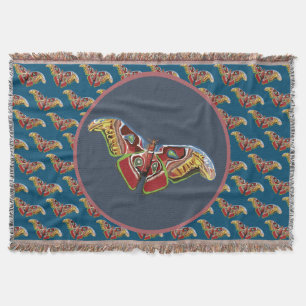 Colourful Butterfly Throw Blanket