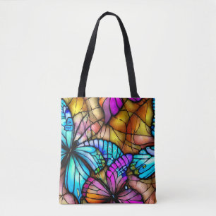 Colourful Butterfly  Tote Bag