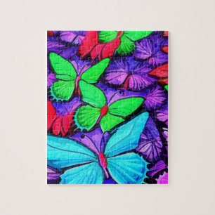 Colourful Butterrflies Jigsaw Puzzle