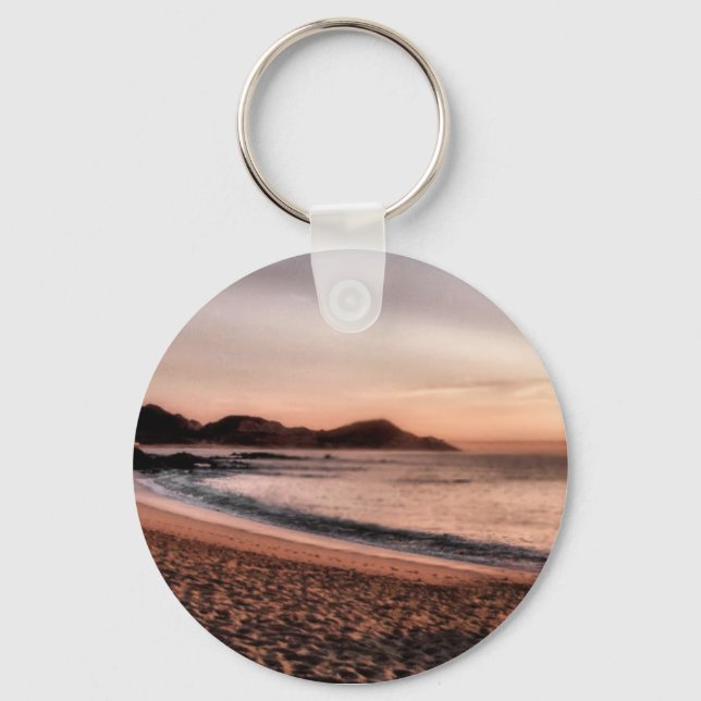 Colourful  Cabo Sunset Keychain (Front)
