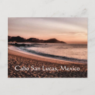 Colourful Cabo sunset Postcard