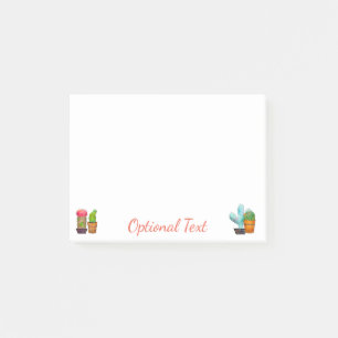Colourful Cactus Garden Post-it Notes